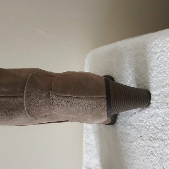 over the knee suede boots - Picture 6 of 7